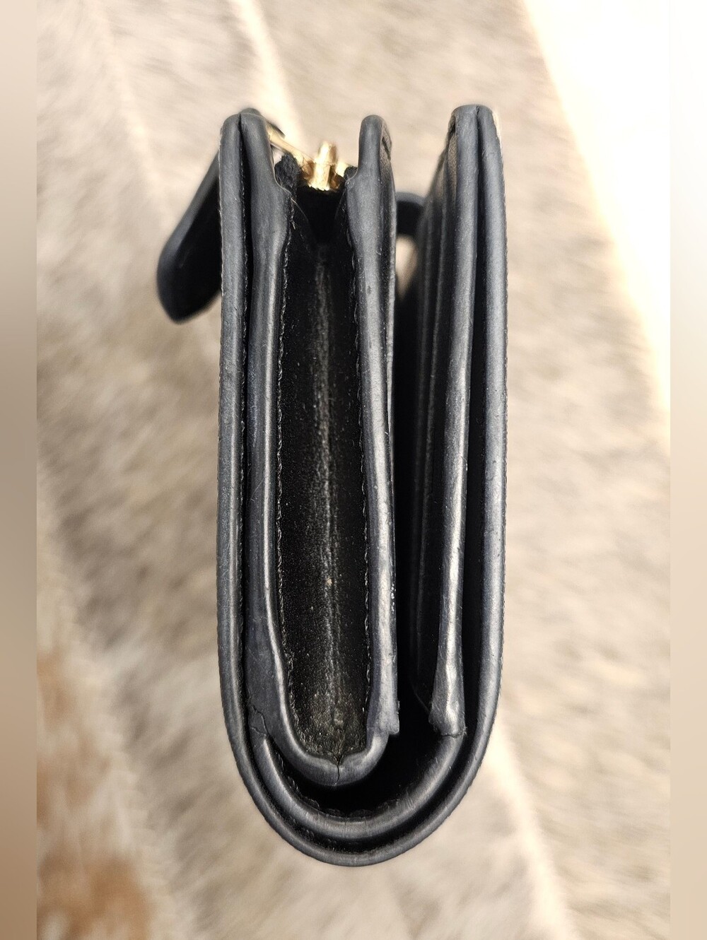 COACH Black "Spooky Eyes" Compact Wallet - Picture 5 of 9